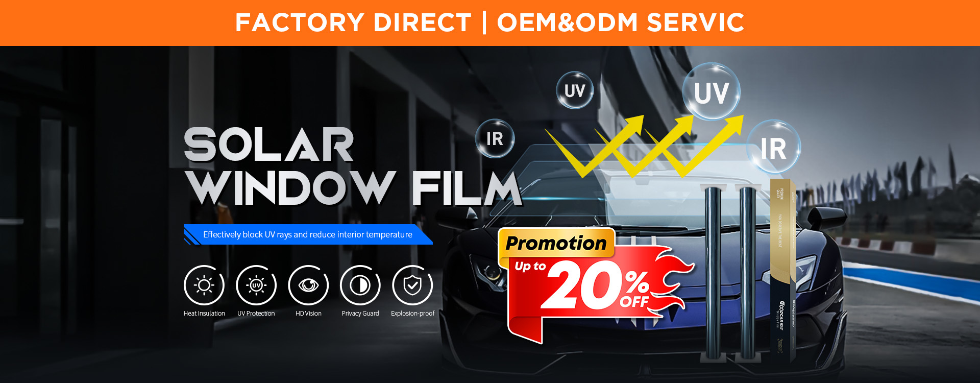 qualité Film de protection de peinture de voiture usine