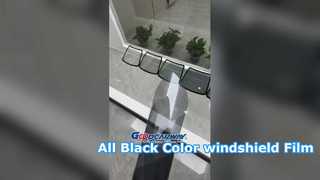 All Black Color windshield Film