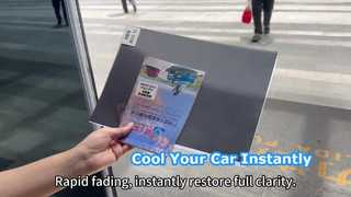 Film photochromique intelligent pour fenêtre : s'assombrit automatiquement à la lumière du soleil !